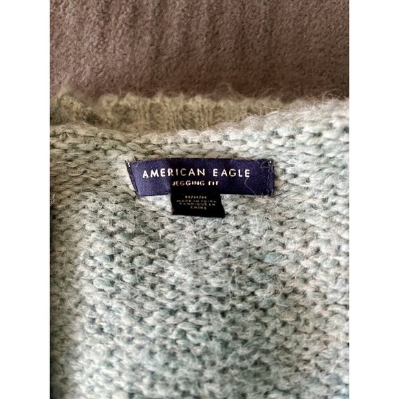 American Eagle Sweater Blue Womens Pullover Jegging Hoodie Size M NWOT - Picture 5 of 6